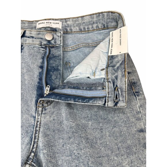 Marc New York Womens Light Wash High-Rise Skinny Jeans Size 4 - Picture 6 of 13